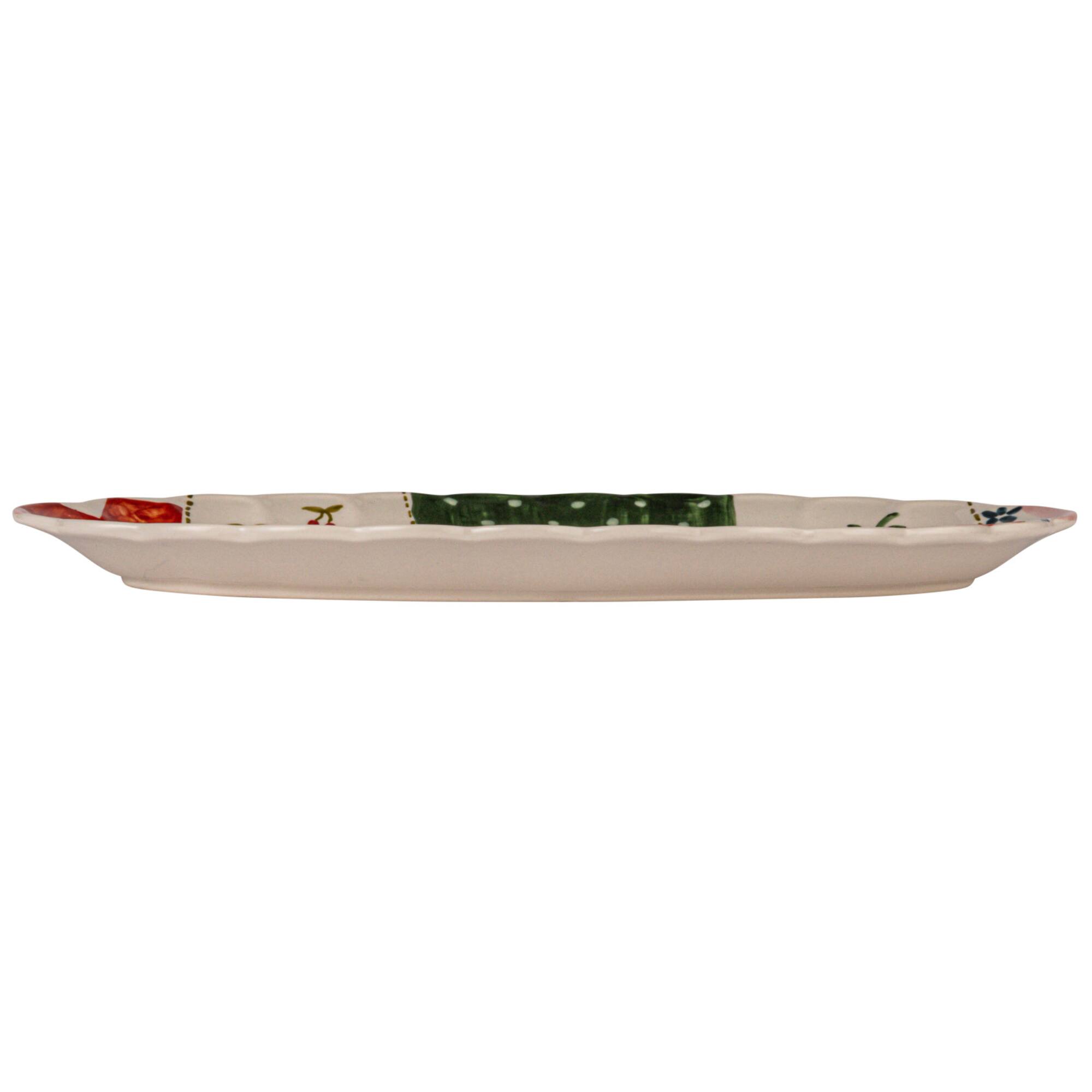 Hello Honey® 14.5" Picnic Daydream Stoneware Platter